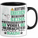 Vogelbeobachter Geschenk Tasse Lustiger Spruch Erheben Sie Sich Der Vogelbeobachter Betritt den Raum Schwarz Trendation