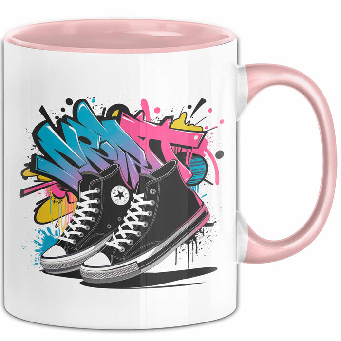 Streetwear Fan Tasse Geschenkidee für Stil Experte Rosa Trendation
