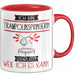 Trampolinspringerin Tasse Geschenk Ich Bin Trampolinspringerin Warum Weil Ich Es Kann Geschenkidee Geburtstag Rot Trendation
