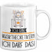 Geschenk für Musiktheoretikerin Tasse Lustige Geschenkidee Geburtstag Ich Bin Musiktheoretikerin Ich Darf Das Weiß Trendation