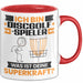 Discgolf-Spieler Tasse Geschenk für Discgolf-Spieler Geburtstag Lustiger Spruch Kaffee-Becher Was Ist Deine Superkraft Rot Trendation