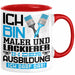 Maler und Lackierer Ausbildung Tasse Geschenk Ich Bin Maler und Lackierer In Der Ausbildung Ich Darf Das Geschenkidee Spruch Rot Trendation