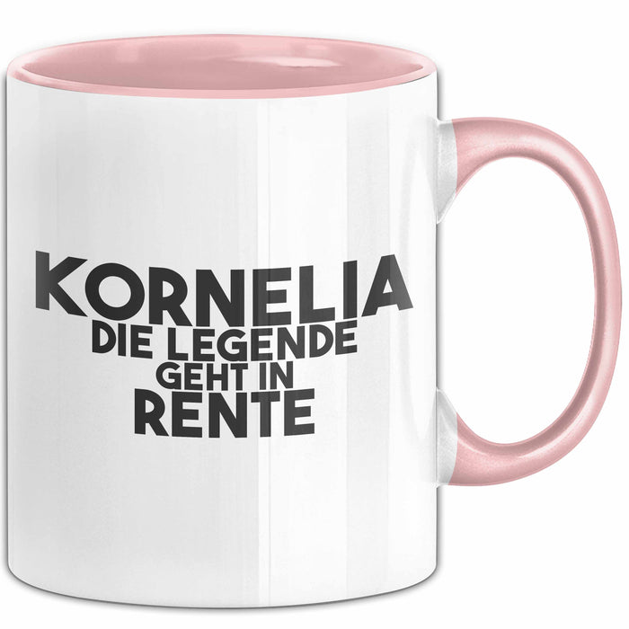Kornelia Tasse Kornelia – Die Legende Geht In Rente Geschenk