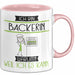 Bäckerin Tasse Geschenk Ich Bin Bäckerin Warum Weil Ich Es Kann Geschenkidee Geburtstag Rosa Trendation
