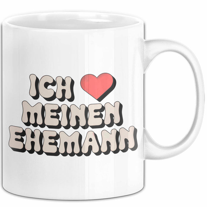 Ehefrau Ehefrauen Verheiratete Frauen Sarkasmus Tasse Becher Geschenk Lustige Geschenkidee Spruch Ich Meinen Ehemann Weiß Trendation