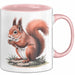 Eichhörnchen Tierliebhaber Tasse Geschenk Lustige Geschenkidee Spruch Rosa Trendation