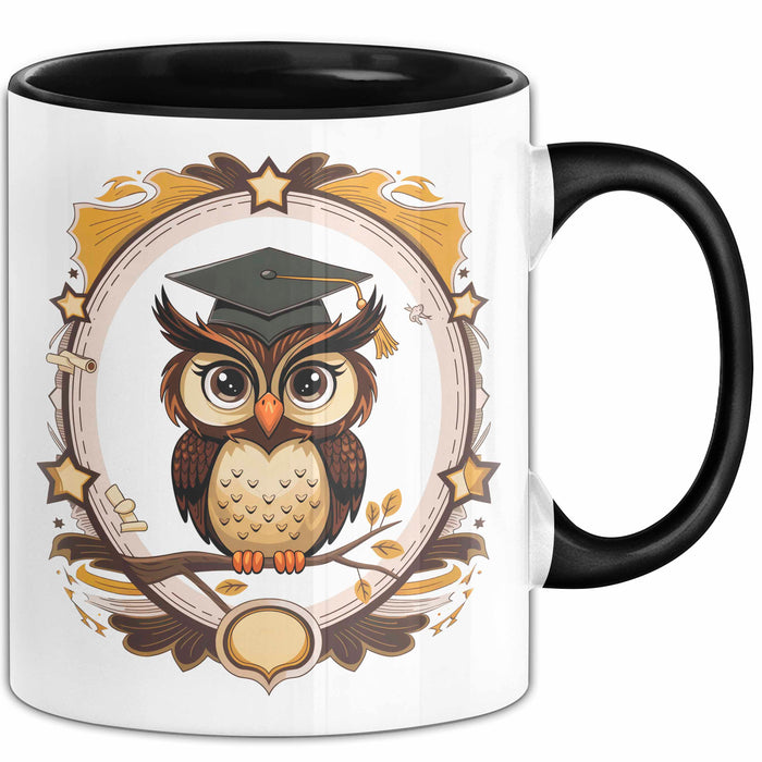 Eulenliebhaber Tasse Geschenkidee für Nachtwesen Fans Trendation