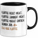Kaffeetrinker Liebhaber Tasse Geschenk Lustige Geschenkidee Spruch Kaffee Redet Nicht Kaffee Jammert Nicht Trendation