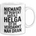 Helga Tasse Geschenk Niemand Ist Perfekt Helga Verdammt Nah Dran Geschenkidee Weiß Trendation