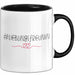Tasse ValentinstagsGrafik mit Herzen und Lieblingsfreundin Geschenk für sie Schwarz Trendation