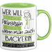 Bäckerin Tasse Geschenk Spruch Wer Will Schon Prinzessin Sein Wenn Man Auch Bäckerin Sein Kann Grün Trendation