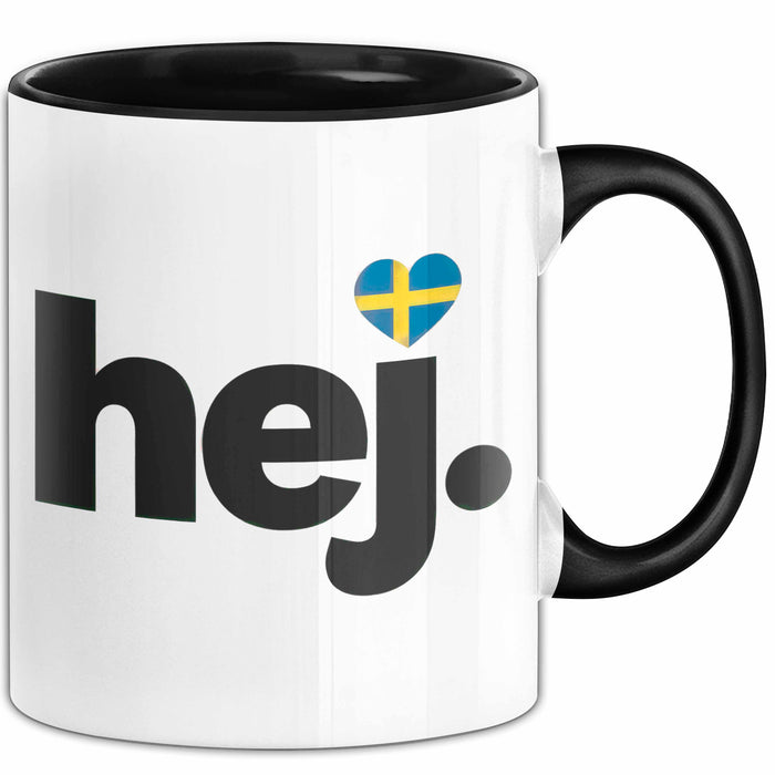 Schweden Skandinavien Schwedisch Tasse Geschenk Lustige Geschenkidee Spruch Hej Trendation