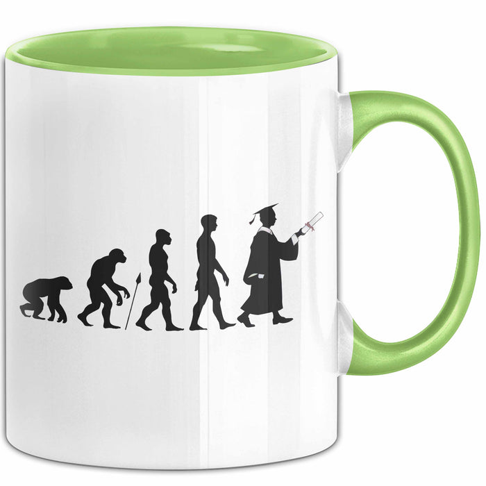 Anwalt Tasse Geschenk Evolution der Juristen Rechtsanwalt Grün Trendation