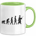 Anwalt Tasse Geschenk Evolution der Juristen Rechtsanwalt Grün Trendation
