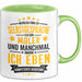 Maler Malerei Tasse Geschenk Lustige Geschenkidee Spruch Natürlich Führe Ich Selbstgespräche Grün Trendation