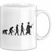 Anwalt Tasse Geschenk Evolution der Juristen Rechtsanwalt Weiß Trendation