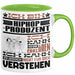 Hiphop-Produzent Geschenk Tasse Geschenkidee für Hiphop-Produzent Geburtstag Lustig Ich Bin Hiphop-Produzent Ich Kann Es Dir Erklären Aber Nicht Für Dich Verstehen Grün Trendation