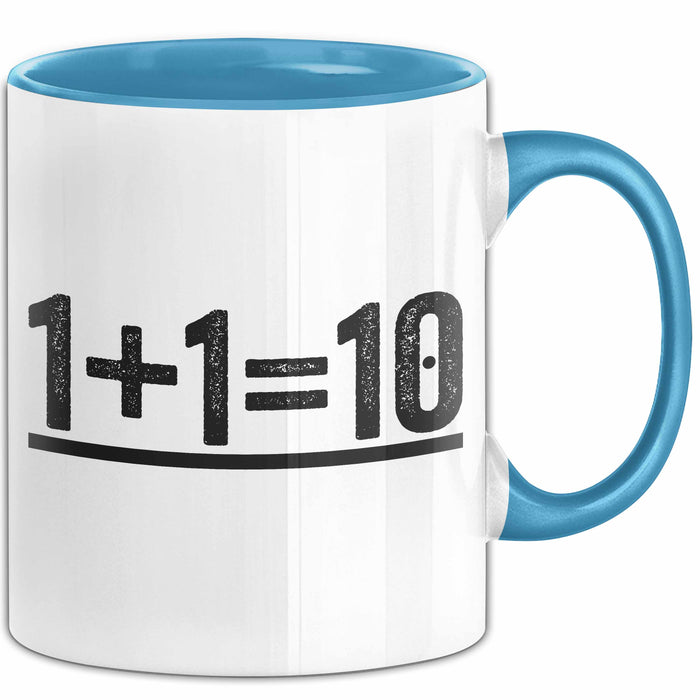 Informatik Softwareprogrammierer Tasse Geschenk Lustige Geschenkidee Spruch Blau Trendation