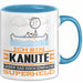 Kanute Geschenk Tasse Ich Bin Kanute Aber Sag Doch Einfach Superheld Lustige Geschenkdiee für Kanute Kaffee-Becher Blau Trendation