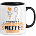 Neffe Geschenk Tasse So Gut Kann Nur Ein Neffe Aussehen Geschenkidee Kaffee-Becher Schwarz Trendation