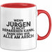 Juergen Tasse Wenn Juergen Nicht Repariert, Sind Wir Am Arsch Geschenk Rot Trendation