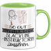 Slackline-Instruktorin Geschenk Tasse So Gut Kann Nur Eine Slackline-Instruktorin Aussehen Geschenkidee Geburtstag Weihnachten Lustig Grün Trendation