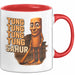 Tung Tung Tung Tung Sahur Tasse Meme Italienisch Geschenk Lustig Becher Rot Trendation