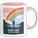Büroarbeit Kollege Abschied Tasse Geschenk Lustige Geschenkidee Spruch Viel Glück Auf Deiner Neuen Reise Rosa Trendation