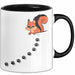 Eichhörnchen Tierliebhaber Tasse Geschenk Lustige Geschenkidee Spruch Schwarz Trendation
