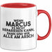 Marcus Tasse Wenn Marcus Nicht Repariert, Sind Wir Am Arsch Geschenk Rot Trendation