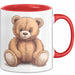 Teddybär Tierliebhaber Tasse Geschenk Lustige Geschenkidee Spruch Rot Trendation