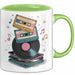 Retro Fan Tasse Geschenkidee für Vintage Liebhaber Grün Trendation