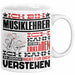 Musiklehrer Geschenk Tasse Geschenkidee für Musiklehrer Geburtstag Lustig Ich Bin Musiklehrer Ich Kann Es Dir Erklären Aber Nicht Für Dich Verstehen Weiß Trendation