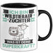 Wildtieraufzüchter Tasse Geschenk für Wildtieraufzüchter Geburtstag Lustiger Spruch Kaffee-Becher Was Ist Deine Superkraft Schwarz Trendation