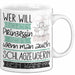 Schlagzeugerin Tasse Geschenk Spruch Wer Will Schon Prinzessin Sein Wenn Man Auch Schlagzeugerin Sein Kann Weiß Trendation