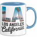 Los Angeles LA Kalifornien USA Tasse Geschenk Lustige Geschenkidee Spruch Blau Trendation