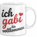 Gabi Tasse Geschenk Ich Bin Vollkommen Gabi Geschenkidee Geburtstag Weiß Trendation