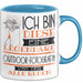 Outdoor-Fotografin Tasse Geschenk Ich Bin Diese Eine Legendäre Outdoor-Fotografin Von Der Alle Reden Geschenkidee Geburtstag Weihnachten Blau Trendation