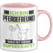 Pferdefreund Tasse Geschenk für Pferdefreund Geburtstag Lustiger Spruch Kaffee-Becher Was Ist Deine Superkraft Rosa Trendation