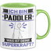 Paddler Tasse Geschenk für Paddler Geburtstag Lustiger Spruch Kaffee-Becher Was Ist Deine Superkraft Grün Trendation