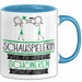 Schauspielerin Weil Es Keinen Schöneren Beruf Gibt Tasse Geschenk für Eine Schauspielerin Lustig Blau Trendation