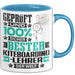 Kiteboarding-Lehrer Geschenk Lustiger Spruch für Kiteboarding-Lehrer Geschenkidee Bester Kiteboarding-Lehrer Der Welt Blau Trendation
