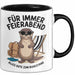 Rentner Pensionär Sarkasmus Tasse Geschenk Lustige Geschenkidee Spruch Für Immer Feierabend Trendation