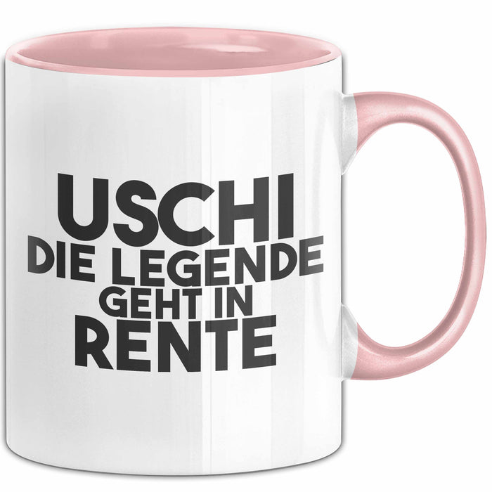 Uschi Tasse Uschi – Die Legende Geht In Rente Geschenk