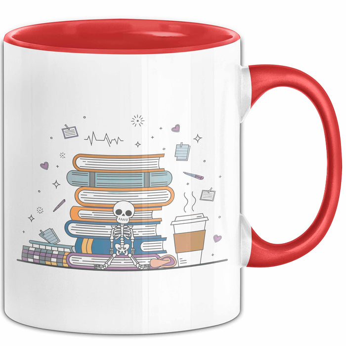 Medizinstudent Tasse Geschenk Lustige Geschenkidee Spruch Für Zukünftige Ärzte Rot Trendation