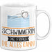 Schwimmerin Geschenk Tasse Becher Die Frau Die Allen Kann Geschenkidee für eine Schwimmerin Lustig Weiß Trendation