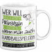 Handballspielerin Tasse Geschenk Spruch Wer Will Schon Prinzessin Sein Wenn Man Auch Handballspielerin Sein Kann Weiß Trendation