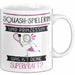 Squash-Spielerin Und Prinzessin Tasse Geschenk Für Eine Squash-Spielerin Geburtstag Was Ist Deine Superkraft Weiß Trendation