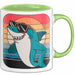 Wal Tier Tasse Geschenk Lustige Geschenkidee Spruch Grün Trendation