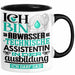 Abwassertechnische Assistentin Ausbildung Start Geschenk Tasse Ich Bin Abwassertechnische Assistentin In Der Ausbildung Ich Darf Das Kaffee-Becher Geschenkidee Schwarz Trendation